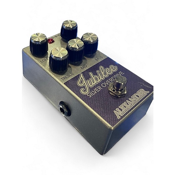 Used Alexander Jubilee Silver Overdrive Effect Pedal