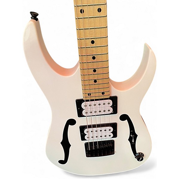 Used Ibanez PGMM31 MIKRO White Solid Body Electric Guitar