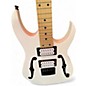 Used Ibanez PGMM31 MIKRO White Solid Body Electric Guitar