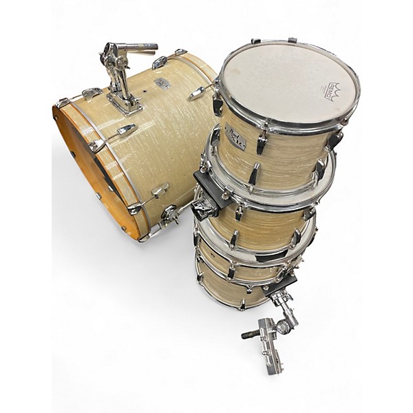 Used Pearl 5 Piece EXR Export white oyster Drum Kit