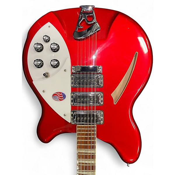 Used Rickenbacker 370/12 Candy Apple Red Hollow Body Electric Guitar