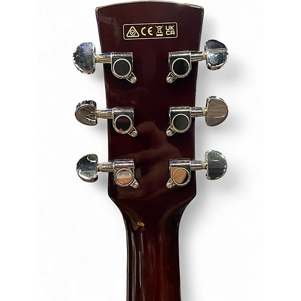 Used Ibanez PN12E Vintage Mahogany Sunburst Acoustic Electric Guitar