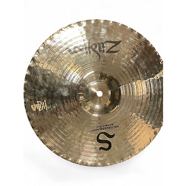 Used Zildjian 14in Mastersound Hi Hat Pair Cymbal