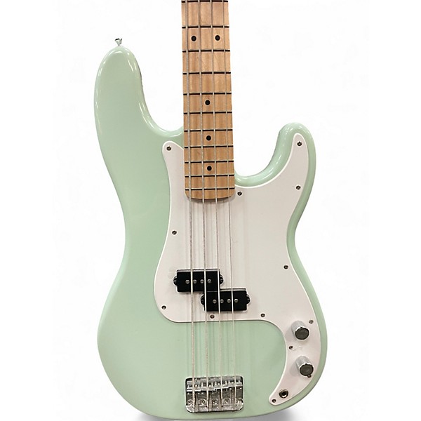 Used Squier SONIC PRECISION Surf Green Electric Bass Guitar