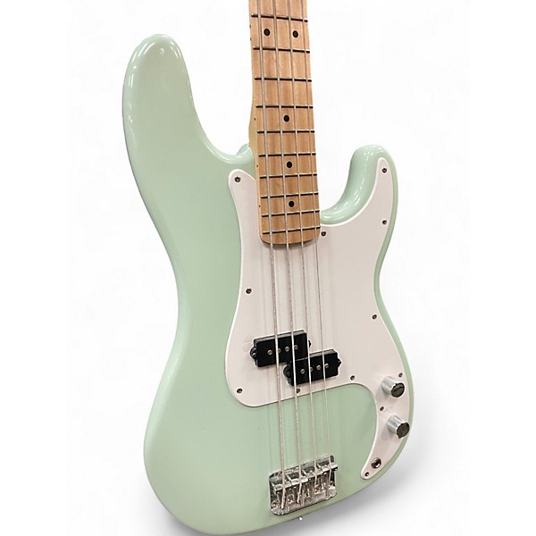 Used Squier SONIC PRECISION Surf Green Electric Bass Guitar