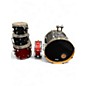Used PDP by DW 5 Piece FS SERIES  RED AND BLACK Drum Kit thumbnail