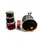 Used PDP by DW 5 Piece FS SERIES  RED AND BLACK Drum Kit