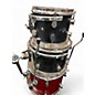 Used PDP by DW 5 Piece FS SERIES  RED AND BLACK Drum Kit