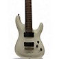 Used Schecter Guitar Research Demon 7 String Alpine White Solid Body Electric Guitar