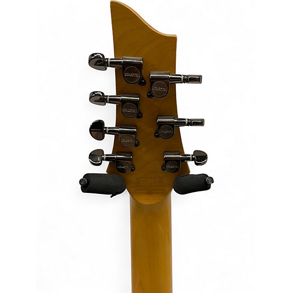 Used Schecter Guitar Research Demon 7 String Alpine White Solid Body Electric Guitar