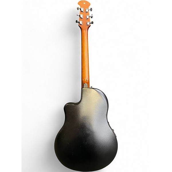 Used Harley Benton O-850 Black Acoustic Electric Guitar