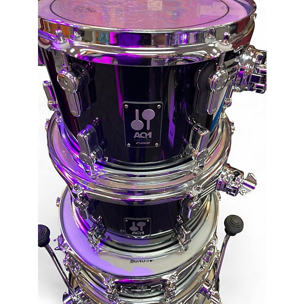 Used SONOR 5 Piece AQ1 BLACK Drum Kit
