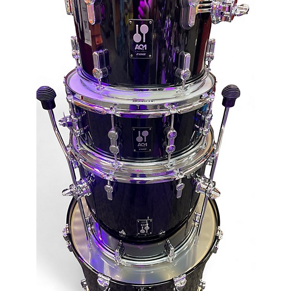 Used SONOR 5 Piece AQ1 BLACK Drum Kit