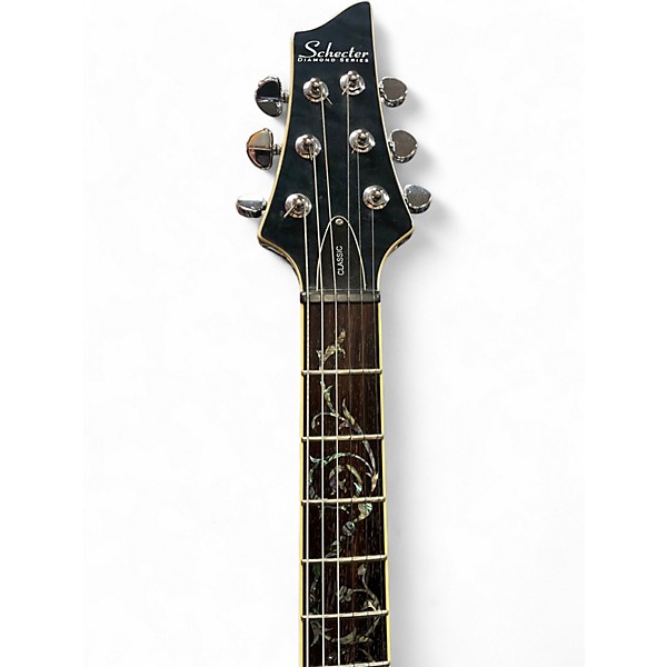 Used 2008 Schecter Guitar Research C1 Classic Trans Blue Solid Body Electric Guitar