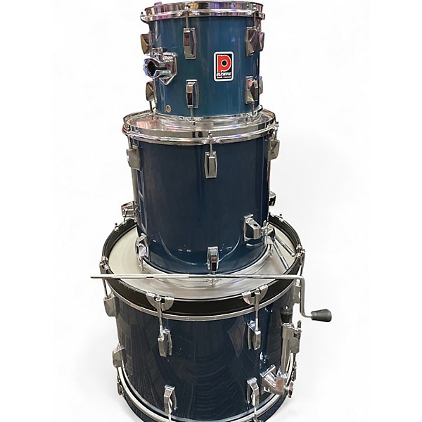 Used Premier 3 Piece Olympic Birch Blue Drum Kit