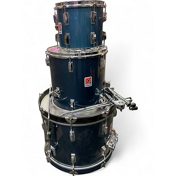 Used Premier 3 Piece Olympic Birch Blue Drum Kit