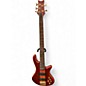 Used Schecter Guitar Research Stiletto Studio 5 String honey satin Electric Bass Guitar thumbnail