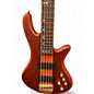 Used Schecter Guitar Research Stiletto Studio 5 String honey satin Electric Bass Guitar