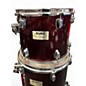 Used Mapex 5 Piece V Series Candy Apple Red Drum Kit
