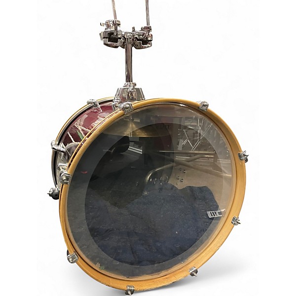 Used Mapex 5 Piece V Series Candy Apple Red Drum Kit