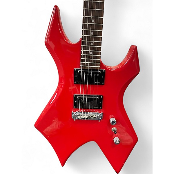 Used B.C. Rich Bronze Series Warlock Dakota Red Solid Body Electric Guitar