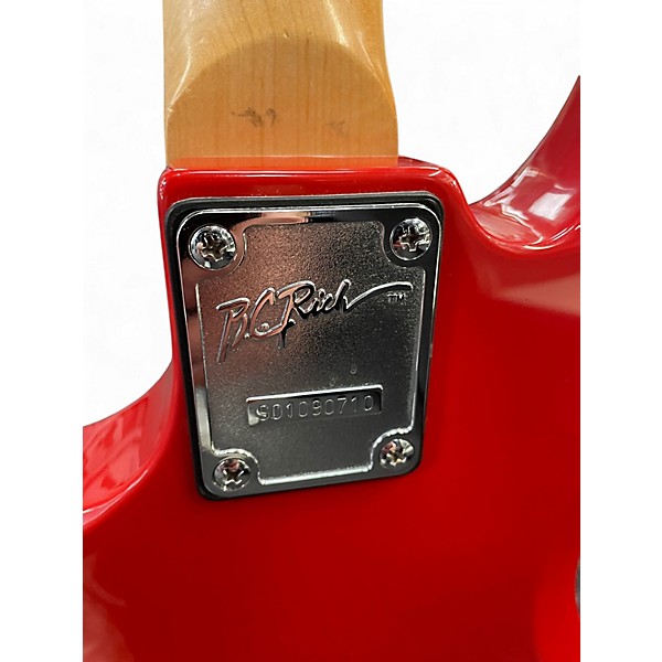 Used B.C. Rich Bronze Series Warlock Dakota Red Solid Body Electric Guitar