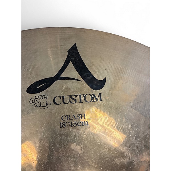 Used Zildjian 18in A Custom Crash Cymbal