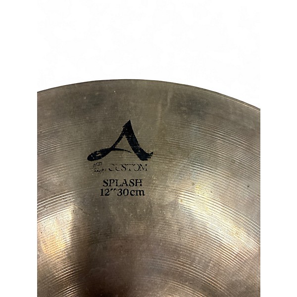 Used Zildjian 12in A Custom Splash Cymbal