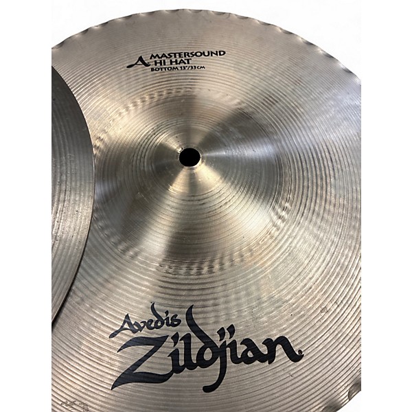 Used Zildjian 13in Mastersound Hi Hat Pair Cymbal