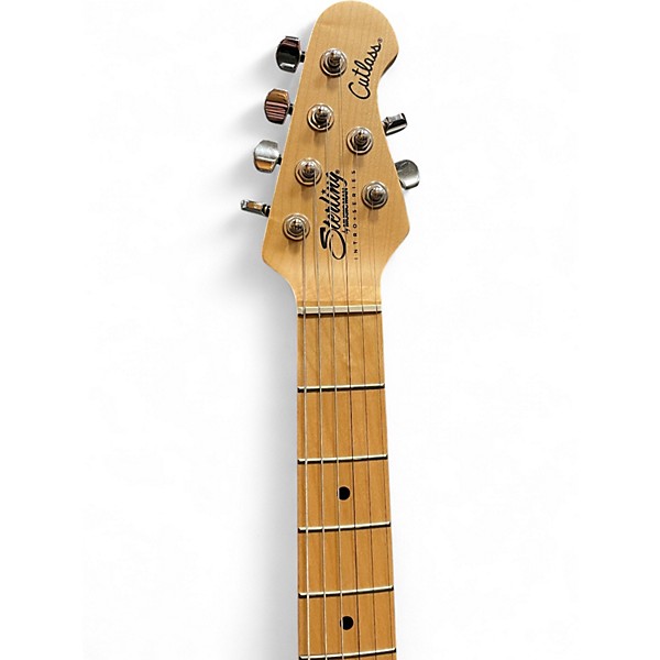 Used Sterling by Music Man Cutlass HSS Black Solid Body Electric Guitar