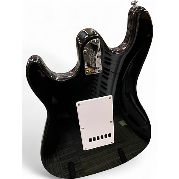 Used Sterling by Music Man Cutlass HSS Black Solid Body Electric Guitar