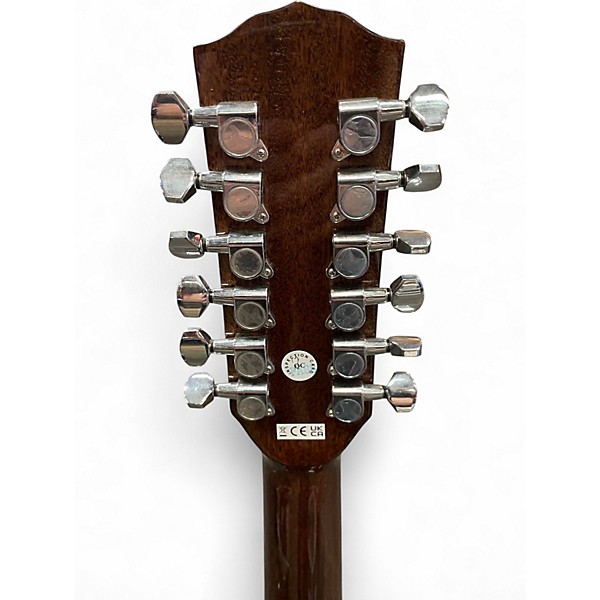 Used Fender CD 60 SCE 12 Natural 12 String Acoustic Electric Guitar