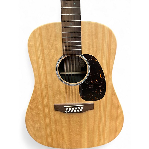 Used Martin D X2 Natural 12 String Acoustic Electric Guitar