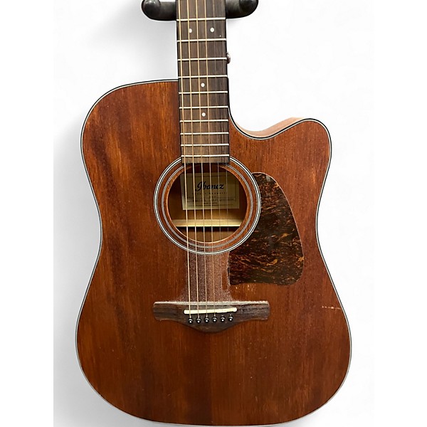 Used Ibanez AW54CEOPM Natural Acoustic Electric Guitar