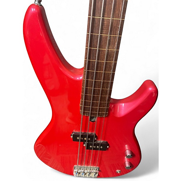 Used Yamaha rbx250f Pink Electric Bass Guitar