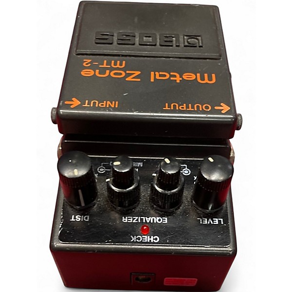 Used BOSS MT2 Metal Zone Distortion Effect Pedal