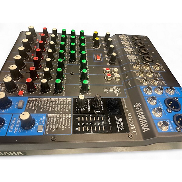 Used Yamaha MG10XU 10 Channel Mixer with Effects Unpowered Mixer