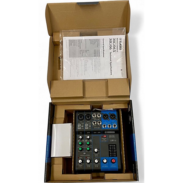 Used Yamaha mg06 Unpowered Mixer