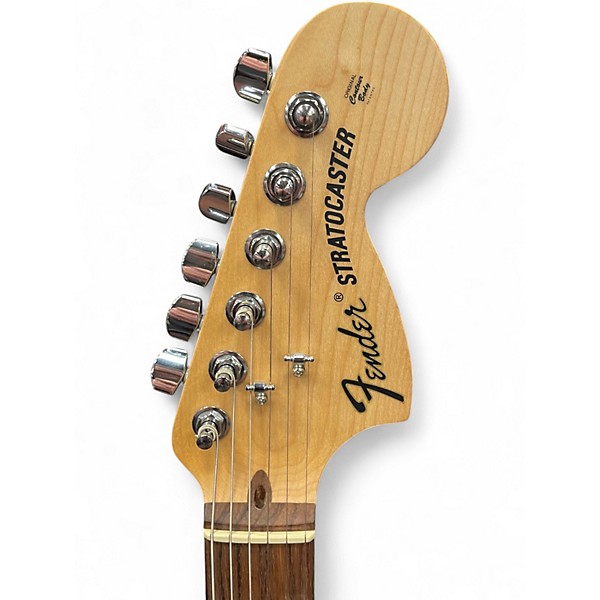 Used 2009 Fender American Special Stratocaster HSS Black Solid Body Electric Guitar