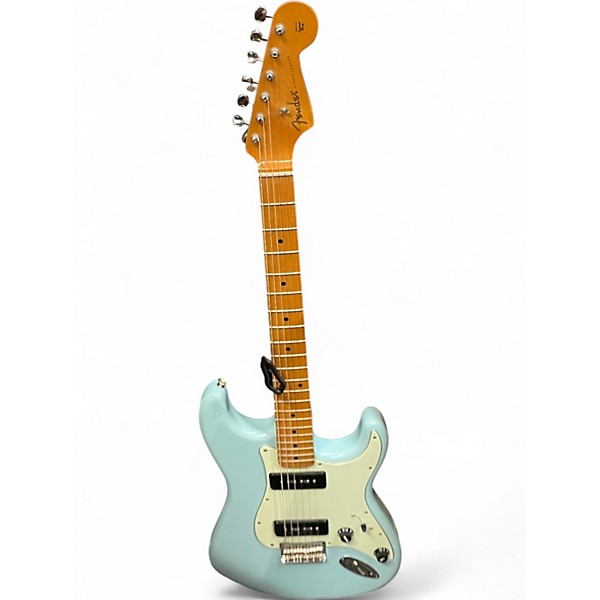 Used Fender Noventa Stratocaster Daphne Blue Solid Body Electric Guitar