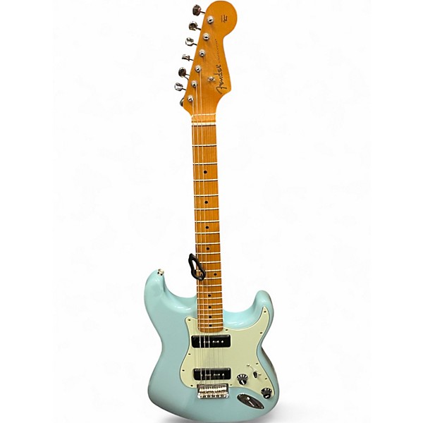 Used Fender Noventa Stratocaster Daphne Blue Solid Body Electric Guitar