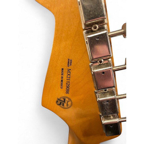 Used Fender Noventa Stratocaster Daphne Blue Solid Body Electric Guitar