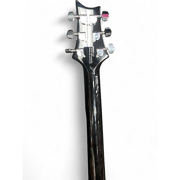 Used PRS SE Custom 24 Left Handed Black Gold Sunburst Solid Body Electric Guitar