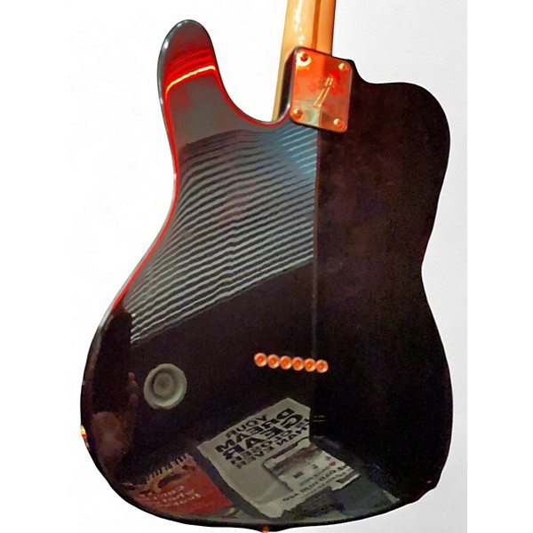 Vintage 1982 Fender COLLECTER EDITION TELECASTER BLACK/GOLD Solid Body Electric Guitar