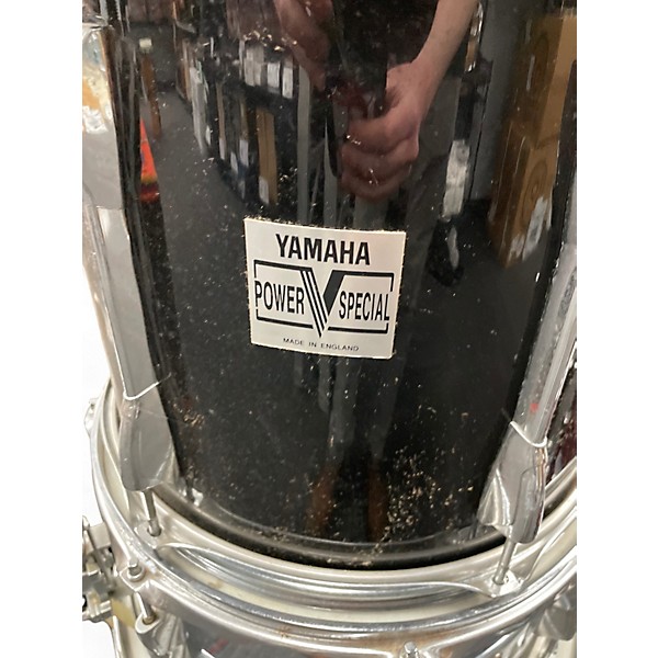 Used Yamaha 5 Piece POWER V SPECIAL Black Drum Kit