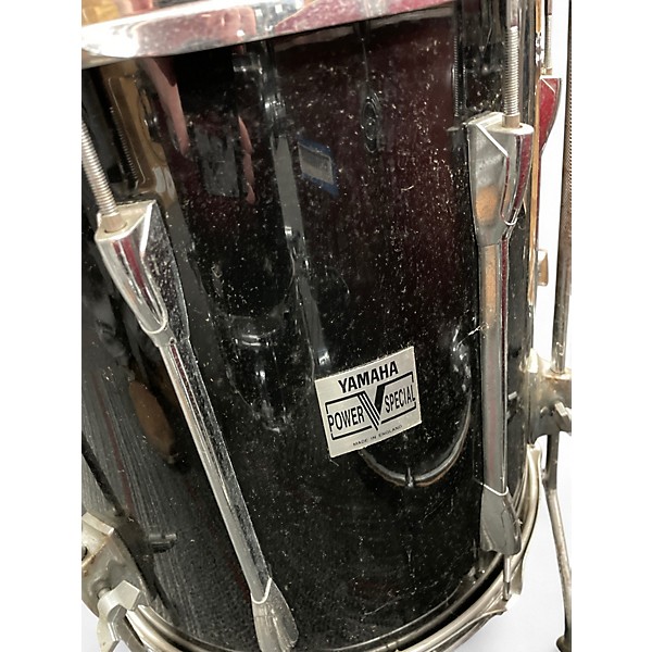 Used Yamaha 5 Piece POWER V SPECIAL Black Drum Kit