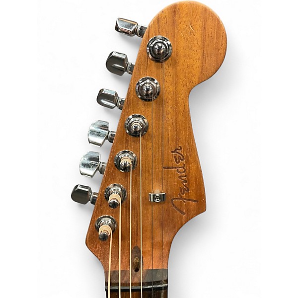 Used Fender American Acoustasonic Stratocaster 3 Color Sunburst Acoustic Electric Guitar