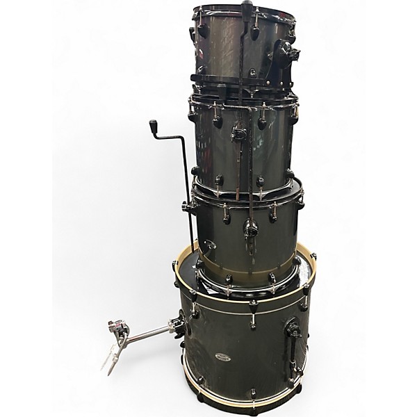 Used PDP by DW 4 Piece double drive dark green Drum Kit