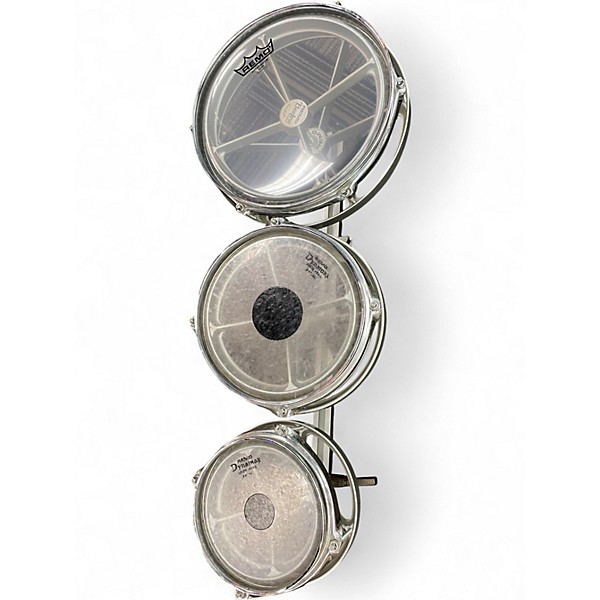 Used Remo Multiple Rototom Silver Roto Toms