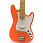 Used Squier Bronco Tahitian Coral Electric Bass Guitar